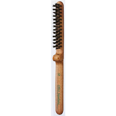 Olive squalane impregnated portable brush