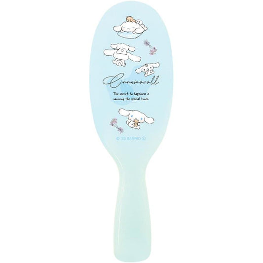 Teas-Factory Sanrio SR-5537714FC Smooth Hair Brush with Handle Fluffy Cinnamoroll H 6.1 x W 2.0 x D 1.2 inches (15.5 x 5 x 3 cm)