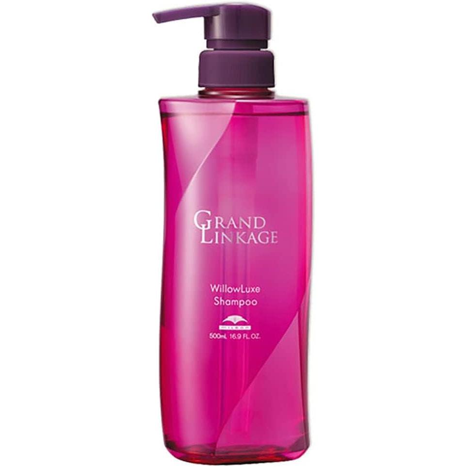 MILBON Grand Linkage Willow Luxe Shampoo, 16.9 fl oz (500 ml) Supple (For Normal Hair) Shampoo