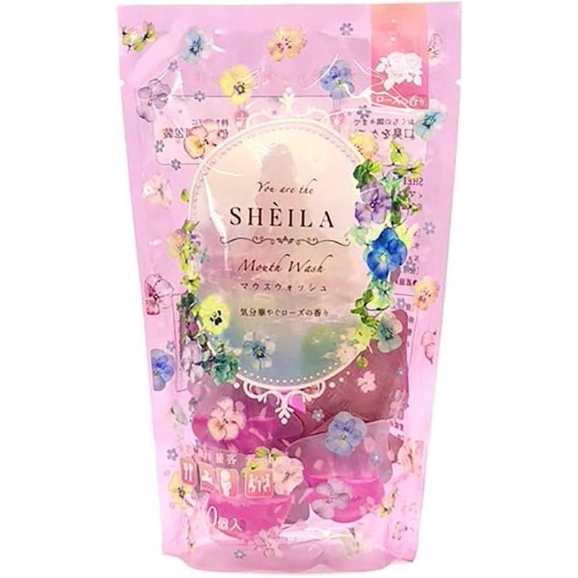 10 x 10 x SHEILA Mouthwash Rose