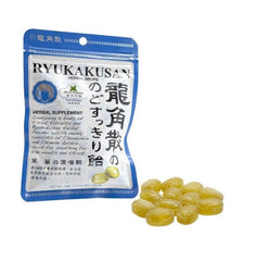 Ryukakusan Mint Flavor Herbal Drops (Supports Throat, Mouth, Upper Respiratory) (32 drops) (5 Bag)  made in japan