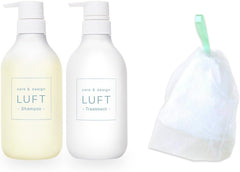 [Japanese Shampoo and Conditioner] LUFT Shampoo   Treatment (Moisturizing type) 500mL each (large capacity) Exclusive to beauty salons PPT Amino acid Non-silicone Dense foam (Set)