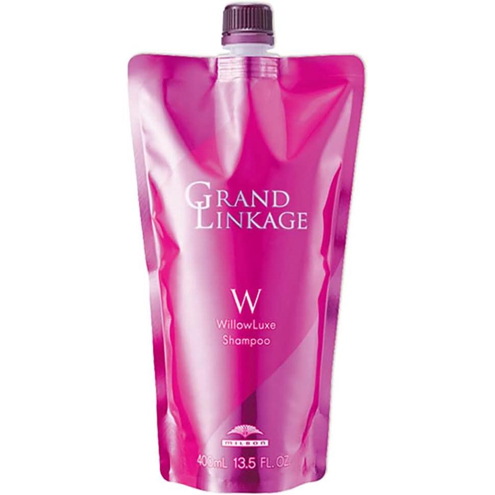 Milbon Grand Linkage Willow Luxe Shampoo 13.5 fl oz (400 ml) Refill