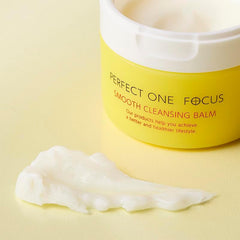 PERFECT ONE FOCUS Smooth Cleansing Balm 75g PERFECT ONE FOCUS W No need to wash your face Eyelash extension OK Pores Blackheads Exfoliation care