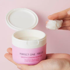 PERFECT ONE FOCUS Smooth Cleansing Balm 75g PERFECT ONE FOCUS W No need to wash your face Eyelash extension OK Pores Blackheads Exfoliation care