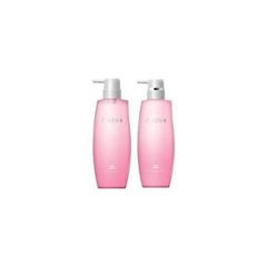 Milbon Auger Shampoo, Quench, 16.9 fl oz (500 ml) + Treatment Quench, 16.9 fl oz (500 ml) (Genuine Product)