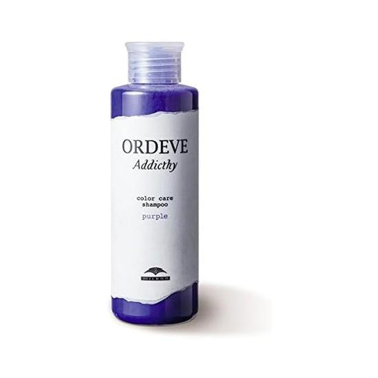 Milbon Ordive Addicthy Color Care Shampoo, Purple, 6.1 fl oz (180 ml)