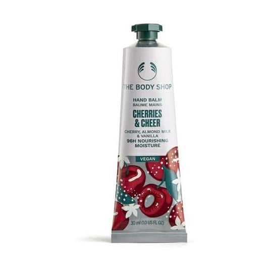 The Body Shop Official Hand Balm CH 1.0 fl oz (30 ml) (Scent: Cherry) Genuine