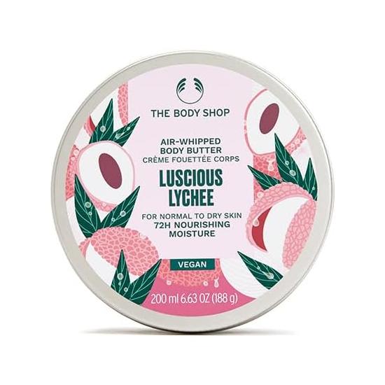 THE BODY SHOP Official Whipped Body Butter Lucius LYC, 6.8 fl oz (200 ml) (Scent: Lychee)