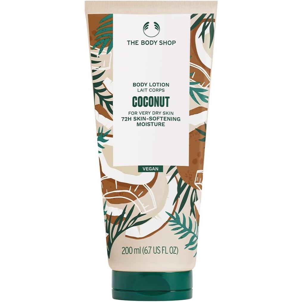 The Body Shop Official Body Lotion CN, 6.8 fl oz (200 ml) (Scent: Coconut)