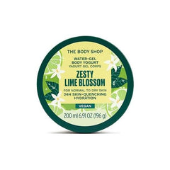 The Body Shop Official Body Yogurt, Zesty, LIM Blossom, 6.8 fl oz (200 ml) (Scent: Lime)