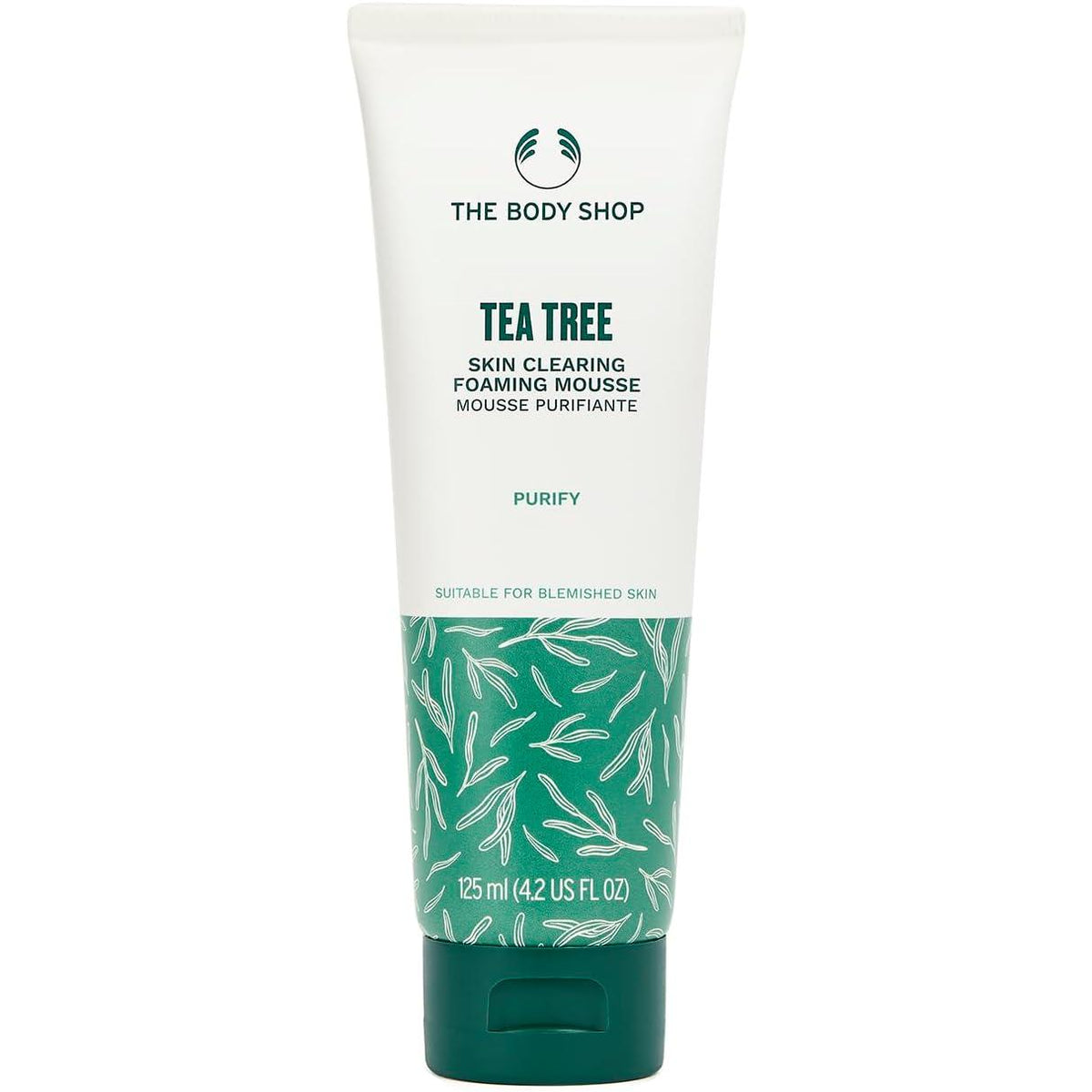 The Body Shop Official TT Skin Clearing Forming Moose 125mL (Fragrance: Tea Tree) Qualified