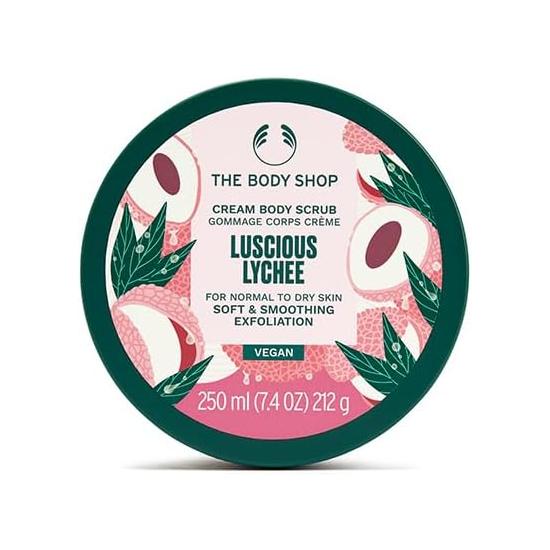 The Body Shop Official Body Scrub, Lucius LYC, 8.5 fl oz (250 ml) (Scent: Lychee)