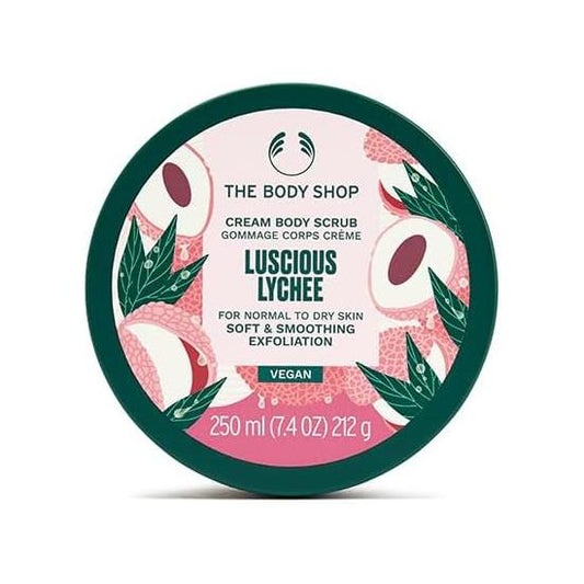 The Body Shop Official Body Scrub, Lucius LYC, 8.5 fl oz (250 ml) (Scent: Lychee)