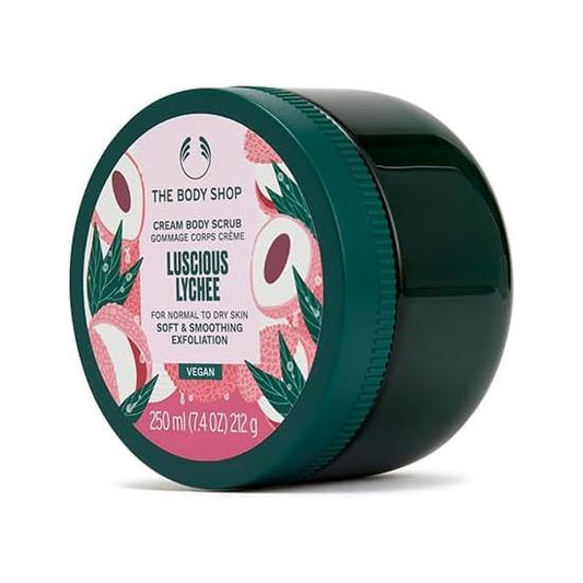 The Body Shop Official Body Scrub, Lucius LYC, 8.5 fl oz (250 ml) (Scent: Lychee)