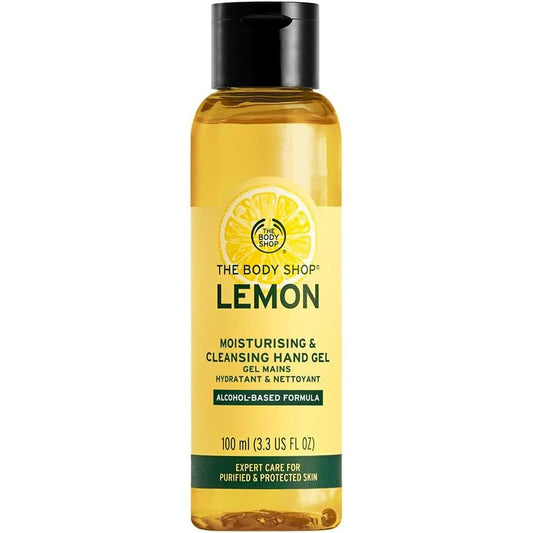 The Body Shop Official Clean Hand Gel, Lemon, 3.4 fl oz (100 ml)