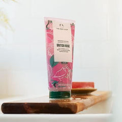 The Body Shop Shower Scrub BR 6.8 fl oz (200 ml) (Scent: British Rose)