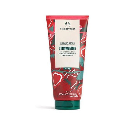 The Body Shop Shower Scrub ST 6.8 fl oz (200 ml) (Scent: Strawberry)