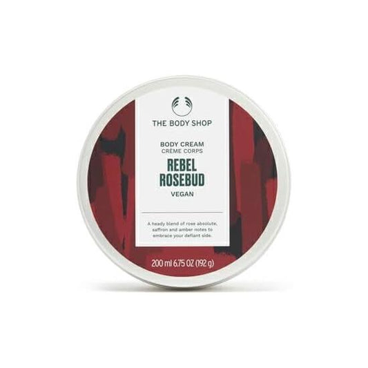 The Body Shop Official Rebel Rosebud Body Cream 6.8 fl oz (200 ml)