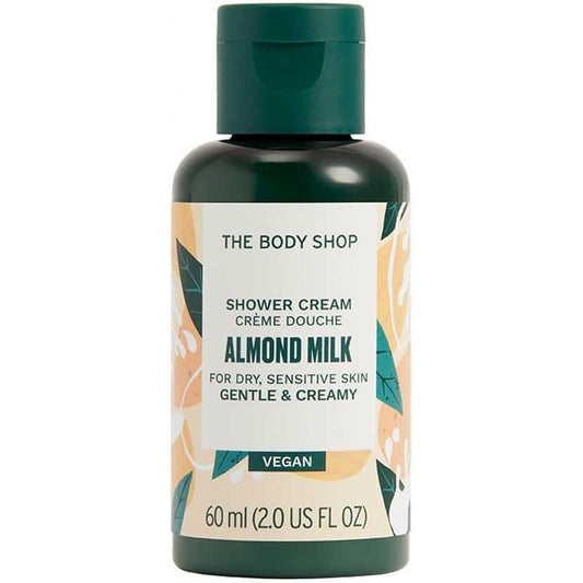 The Body Shop Shower Cream AM (Scent: Almond Milk) 2.4 fl oz (60 ml)