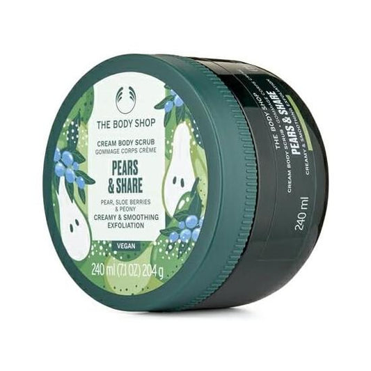 The Body Shop Official Body Scrub PE 240ml (Scent: Pair)