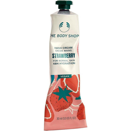 The Body Shop Hand Cream ST (Scent: Strawberry) 1.0 fl oz (30 ml)