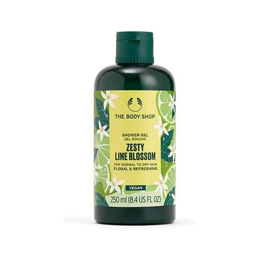 The Body Shop Official Zesty LIM Blossom Set (Scent: Lime)