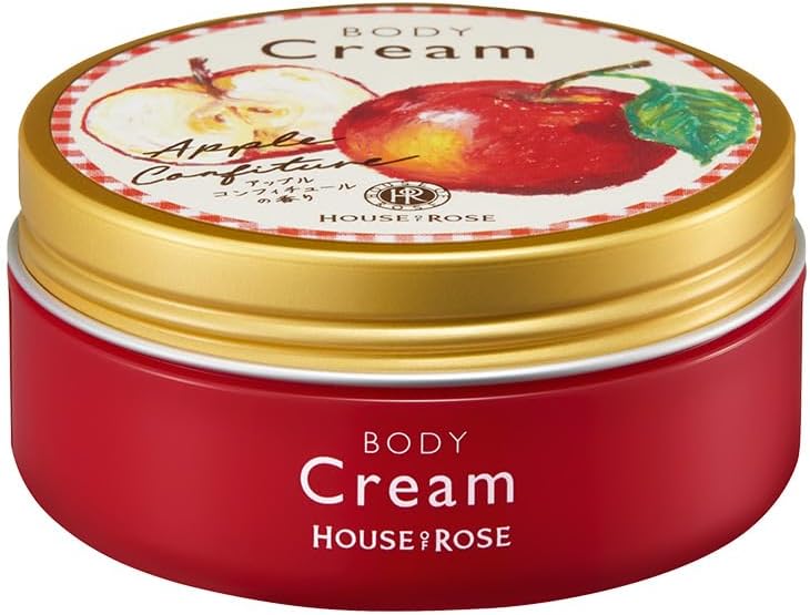 House of Rose Body Cream, AP n (Apple Confiture Scent), 4.2 oz (120 g), Body Care, Body Milk, Moisturizing, Apple, Good Scent, Made in Japan, Women's, Men's, Gift