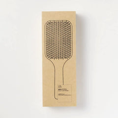 MUJI 82575149 Beech Wood Scalp Care Brush, Total Length 9.3 inches (23.5 cm)