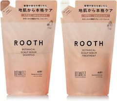 [Japanese Shampoo and Conditioner] Refill Set BOTANIST ROOTH Loose Botanical Scalp Serum Shampoo   Treatment Airy