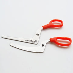 Noji Kitchen Scissors PIZZA Orange 18cm CPS-01D