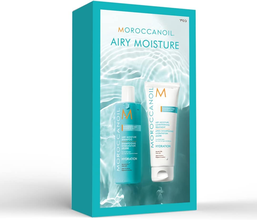 [Japanese Shampoo and Conditioner] MOROCCANOIL Moroccanoil Airy Moisture Shampoo   Conditioning Treatment Trial Set (Hair Shampoo Conditioner with Argan Oil) Travel Travel