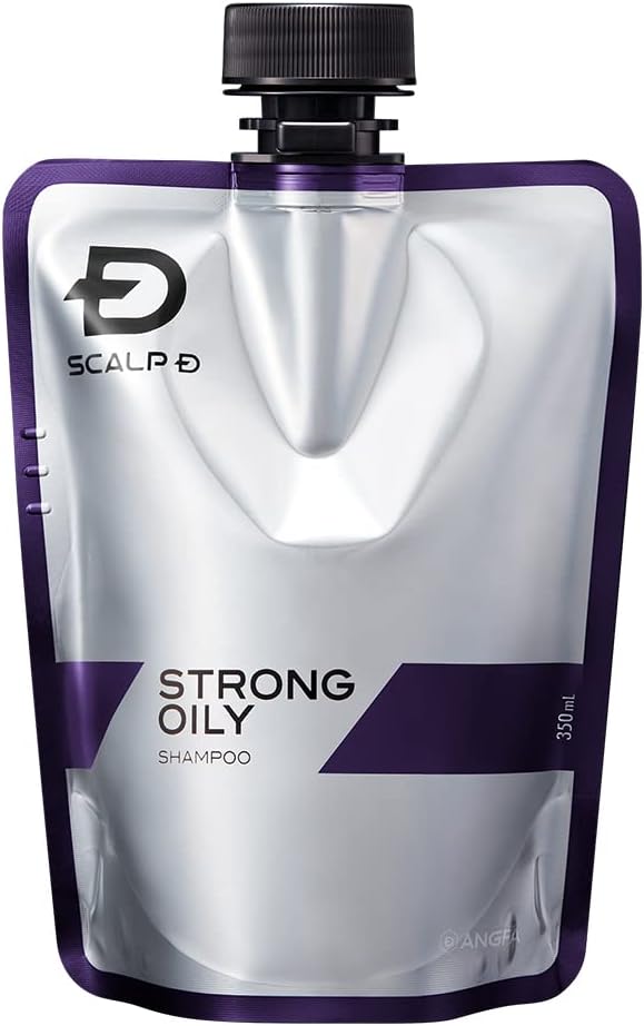 Scalp D Men's Shampoo, Refilling, Strong Oily, Amino Acid, For Super Oily Skin, Made in Japan, Quasi-drug, 11.8 fl oz (350 ml), Amphor