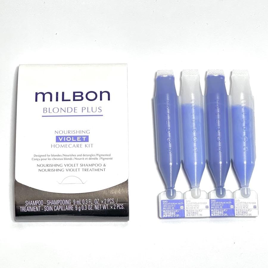 Milbon Nourishing Violet Home Care Kit (2 x 9ml / 2 x 9g)