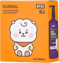 [Japanese Shampoo and Conditioner] KUNDAL/BT21/Hair Care Limited Set Kundal H M Shampoo 300ml   Treatment 300ml (White Musk Scent) 2 pieces assorted