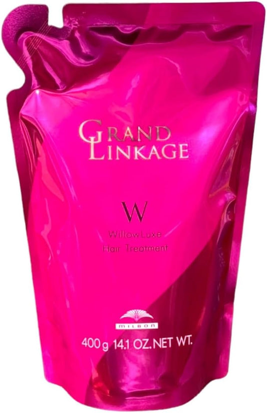 Milbon Grand Linkage Willow Luxe Treatment, 14.1 oz (400 g), Refill