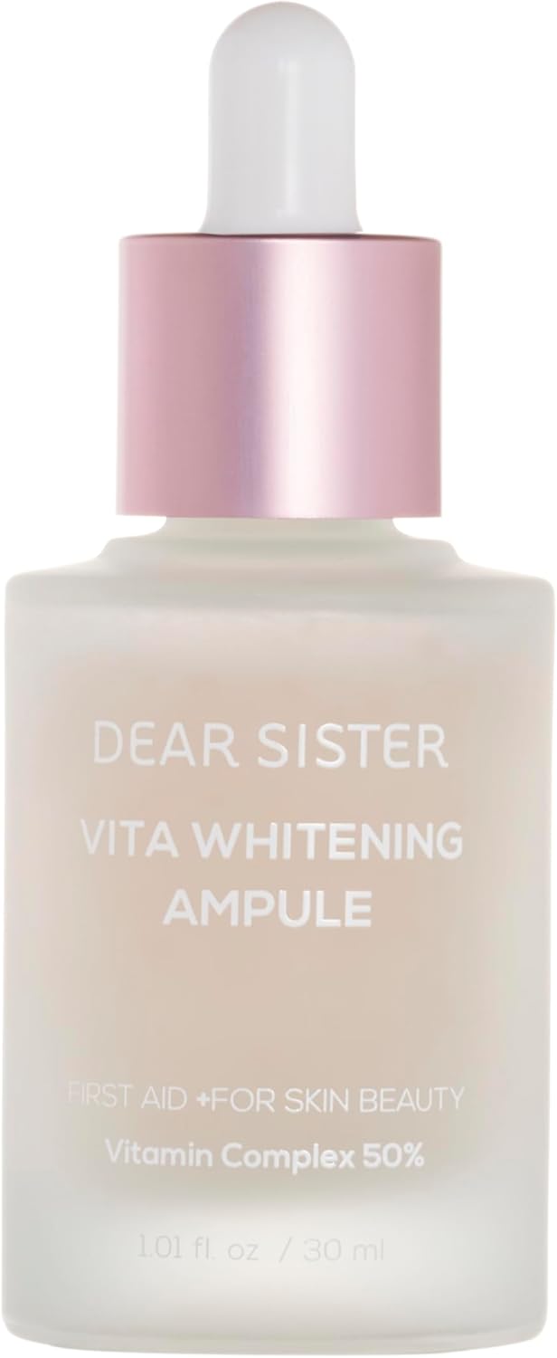 DEAR SISTER Official Vita Whitening Ampoule 30ml|Beauty lotion Moisturizing Vitamin Whitening dullness glossiness sensitive dry skin Fluttering skin | Dear Sister