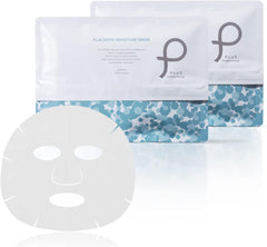 [Japanese Moisturizing] Special sheet mask set with official limited bonus PLuS Placenta Moisture Mask 35 pieces / Daily type (includes cleansing gel sample) Moisturizing Firming Tightening (Made in Japan)