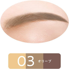 [Japanese Eyebrow] Cezanne Nose   Eyebrow Powder 05 Coral Brown Eyebrow Powder Nose Shadow One (1) with brush