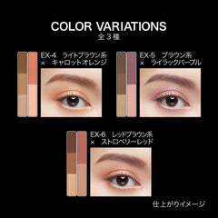 [Japanese Eyebrow] Kate Design Eyebrow 3D (Dual Color) EX-6