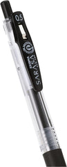 Zebra gel ballpoint pen Salasa clip 0.5 10 Black B-JJ15-BK