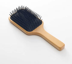 MUJI 82575149 Beech Wood Scalp Care Brush, Total Length 9.3 inches (23.5 cm)