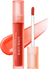 LOVB Water Drop Stain Tint Korean Cosmetic Tint Hyaluronic Acid High Moisturizing Moisturizing Lip Long Lasting Brevet Summer 3.8g (x1) (05 Rose Dew)