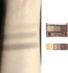 [Japanese Eyebrow] Cezanne Nose   Eyebrow Powder 05 Coral Brown Eyebrow Powder Nose Shadow One (1) with brush