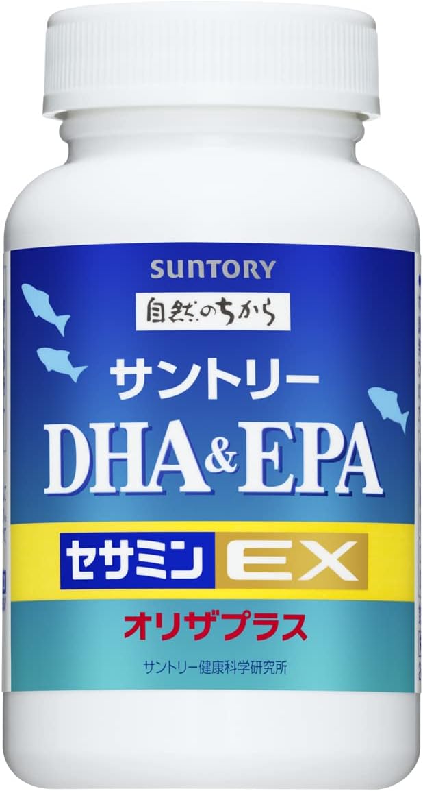 [Japanese Sports Supplements] Suntory DHA   EPA + Sesamine EX Omega-3 fatty acid DHA EPA 240 supplements/about 60 days' worth