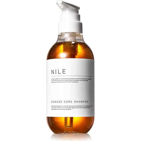 NILE Damage Care Shampoo, Damage Repair, Non-Silicone, 13.5 fl oz (400 ml)