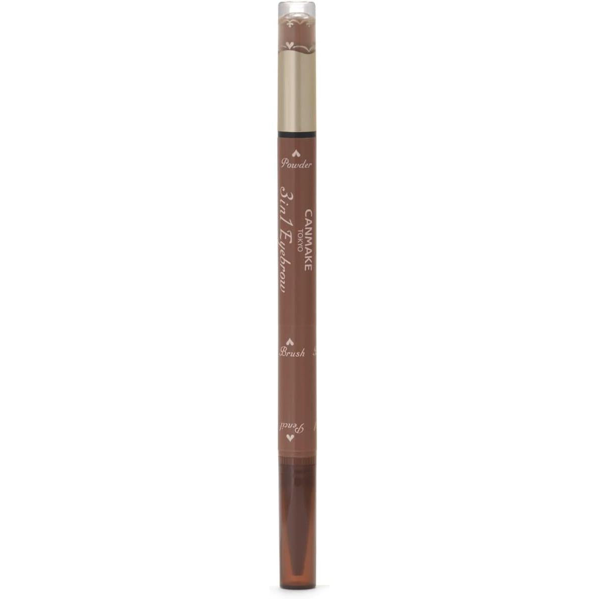 [Japanese Eyebrow] Can Makeup 3-in-1 Eyebrow 01 Natural Brown pencil eyebrow powder eyebrow Brushed