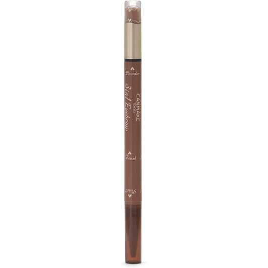 [Japanese Eyebrow] Can Makeup 3-in-1 Eyebrow 01 Natural Brown pencil eyebrow powder eyebrow Brushed