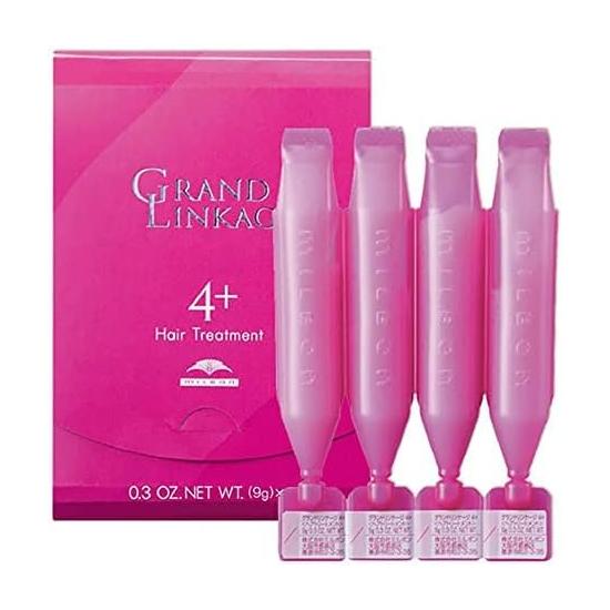 Milbon Grand Linkage Salon Treatment Set of 10 + 0.4 oz (9 g) x 4