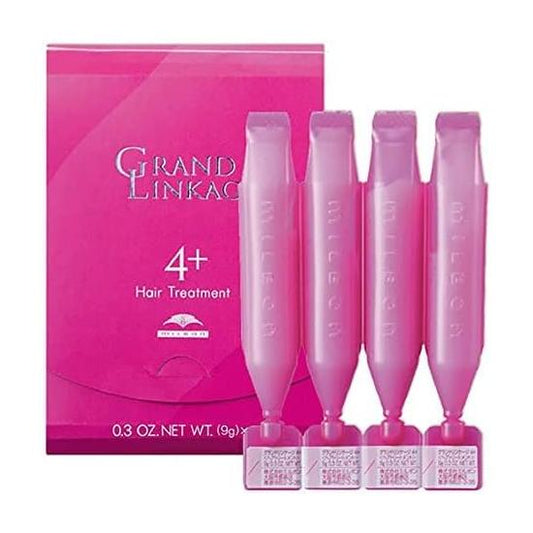 Milbon Grand Linkage Salon Treatment Set of 10 + 0.4 oz (9 g) x 4